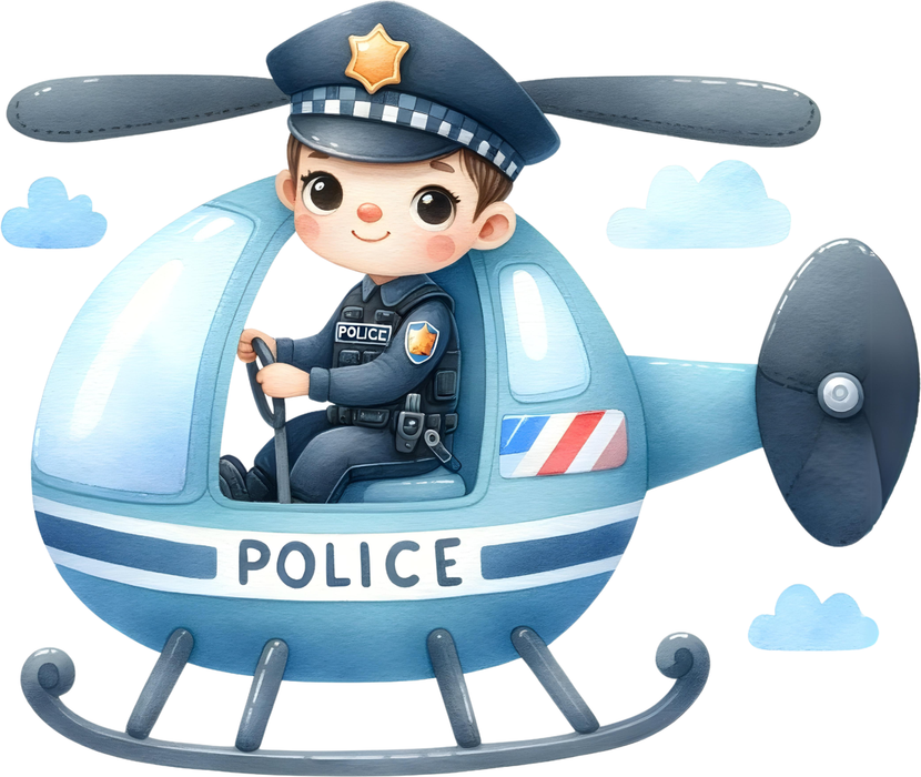 Motivtransfer 6260 Kleiner Polizeihubschrauber