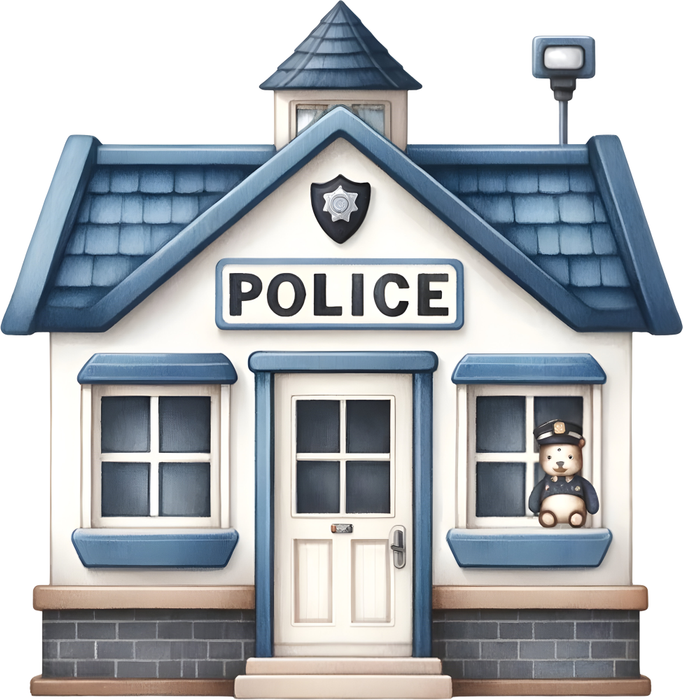 Motivtransfer 6263 Kleines Polizeihaus