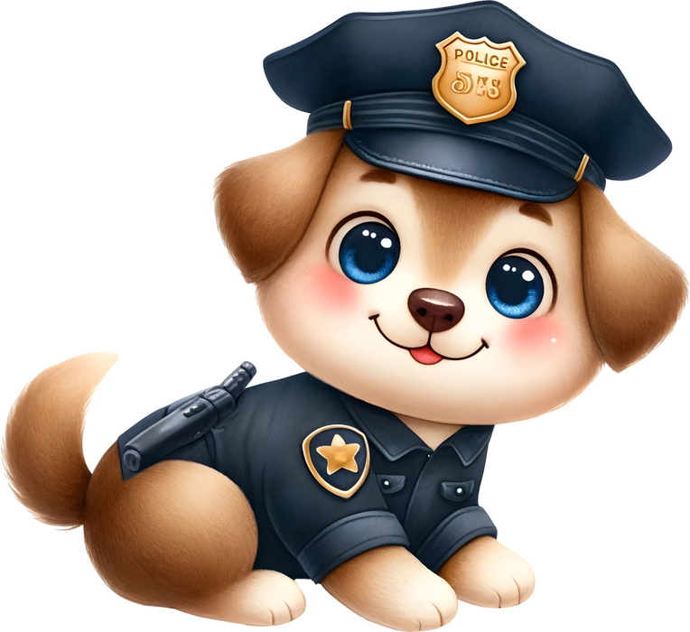 Motivtransfer 6268 Kleiner Polizeihund