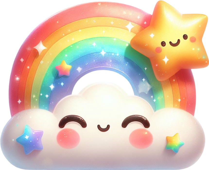 Motivtransfer 6286 Bunter Regenbogen