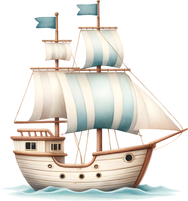 Motivtransfer 6415 Kleines Segelboot