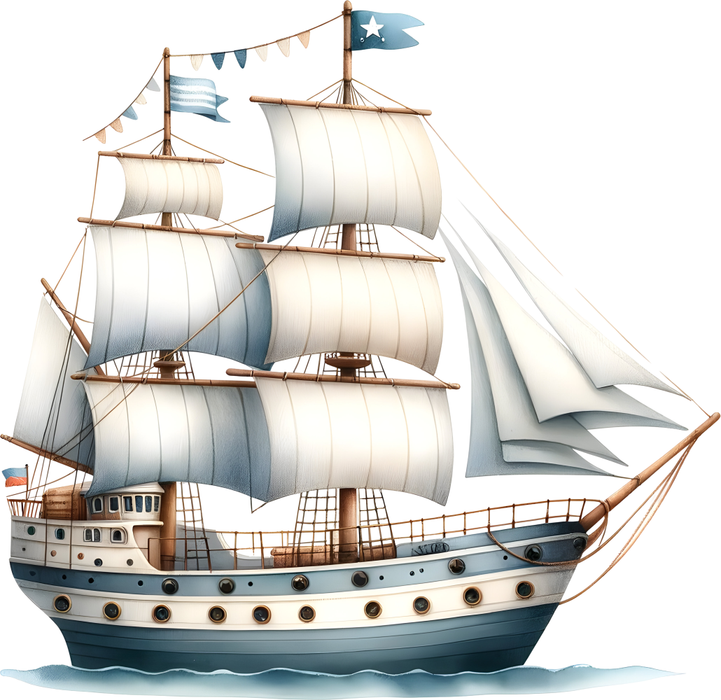 Motivtransfer 6485 Segelboot