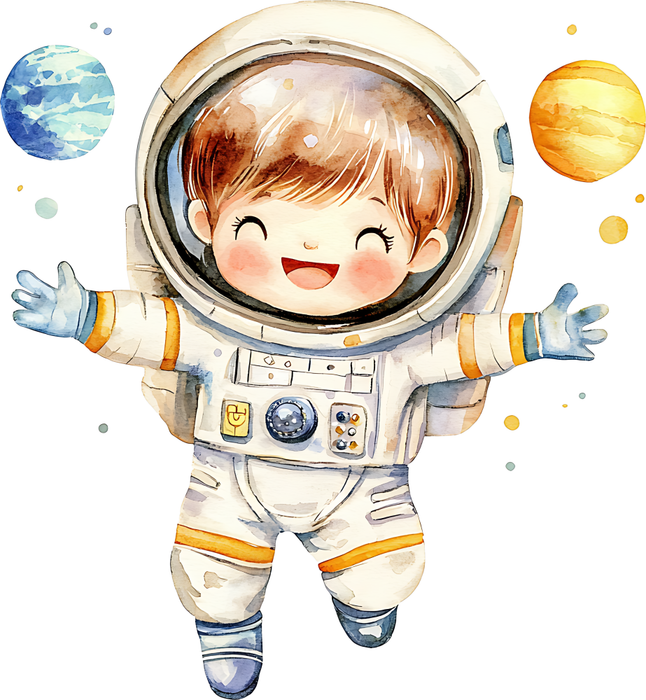 Motivtransfer 6522 Astronaut mit Planete