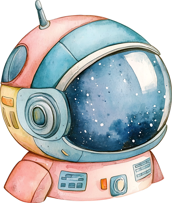 Motivtransfer 6542 Astronautenhelm