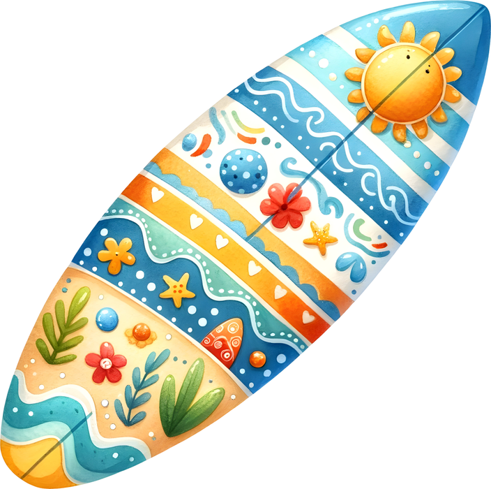 Motivtransfer 6716 Surfboard bunt