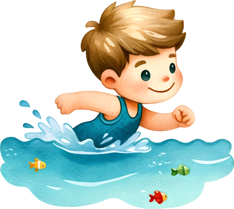 Motivtransfer 6737 Kind im Wasser