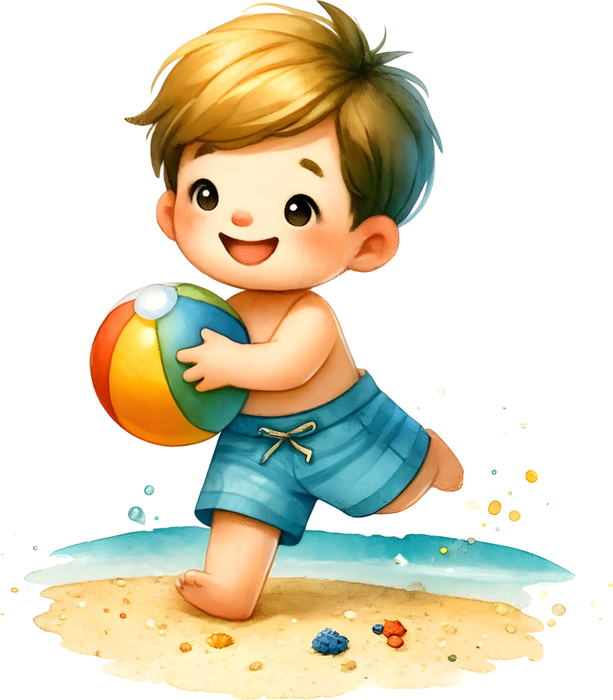 Motivtransfer 6779 Kind spielt Ball