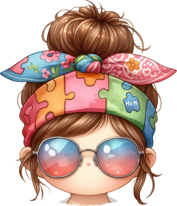 Motivtransfer 6799 Kind mit Haarband