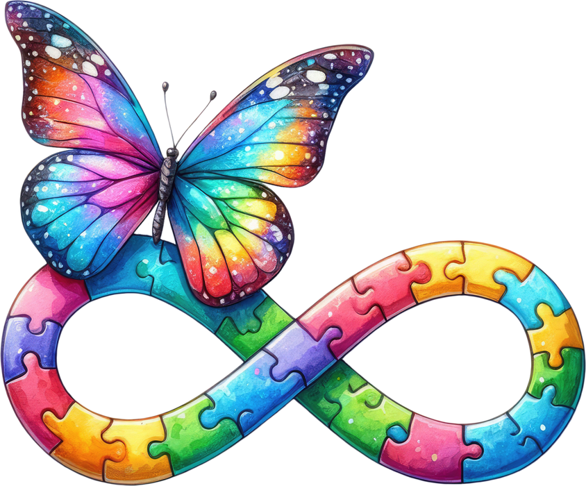 Motivtransfer 6810 Unendlich Schmetterling