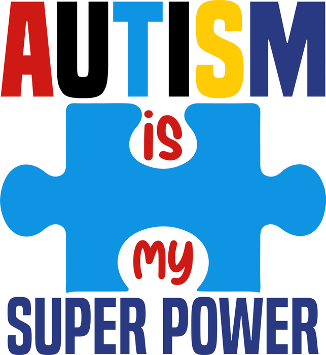 Motivtransfer 6826 Autism is my super power