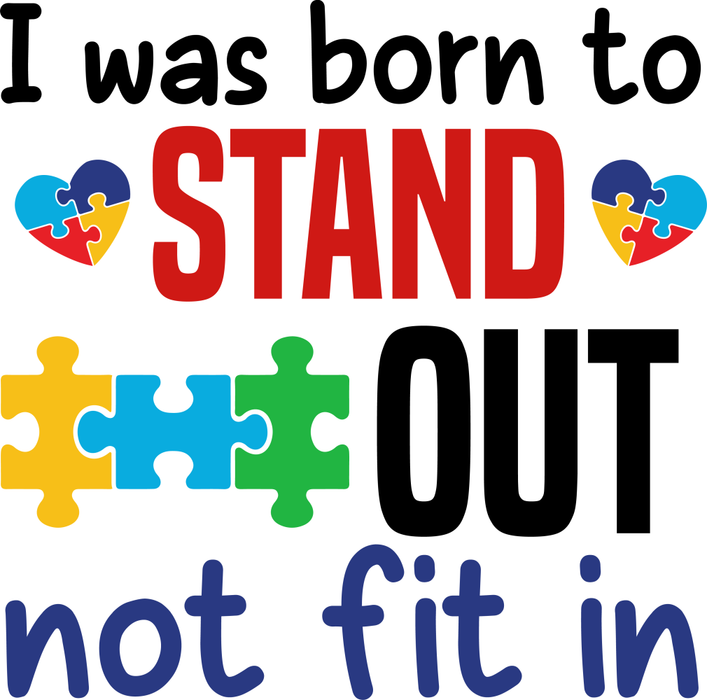 Motivtransfer 6845 I was born to stand