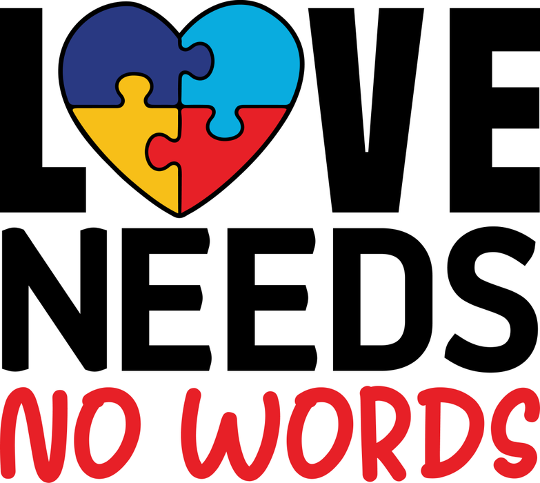 Motivtransfer 6851 Love needs no word
