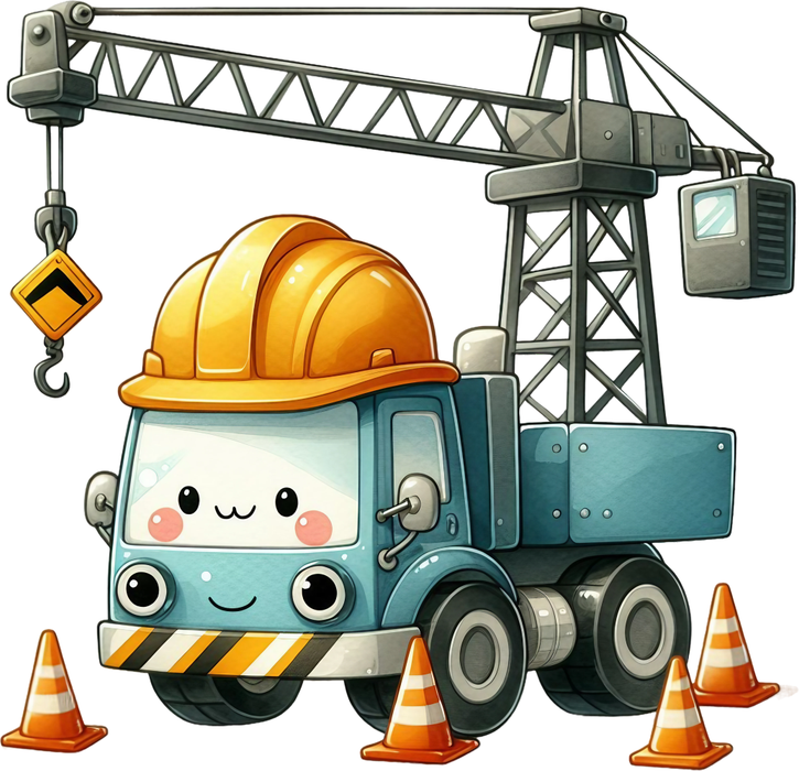 Motivtransfer 6859 Kleiner Kranwagen