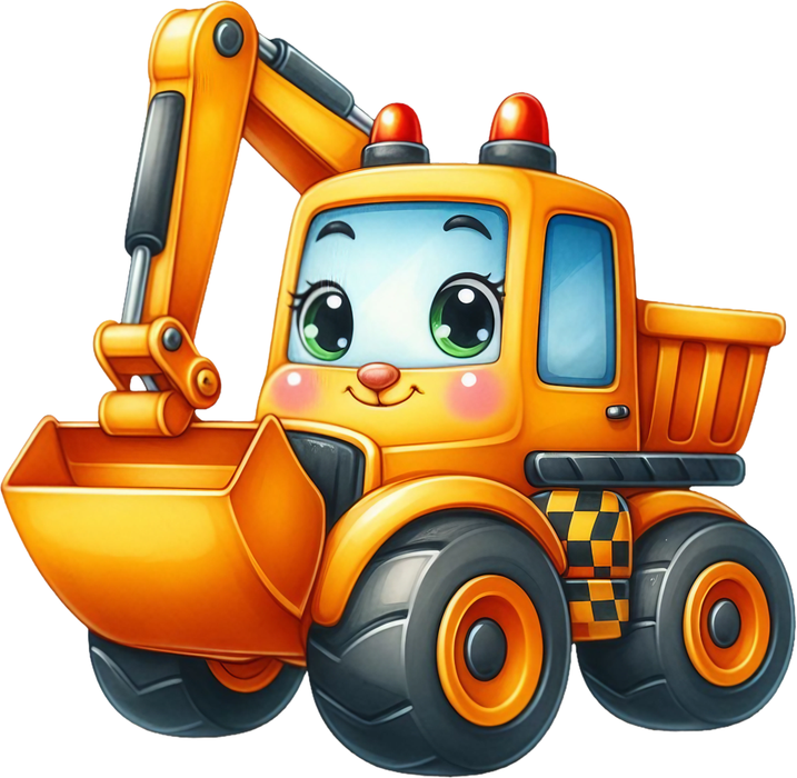 Motivtransfer 6866 Kleiner Bagger