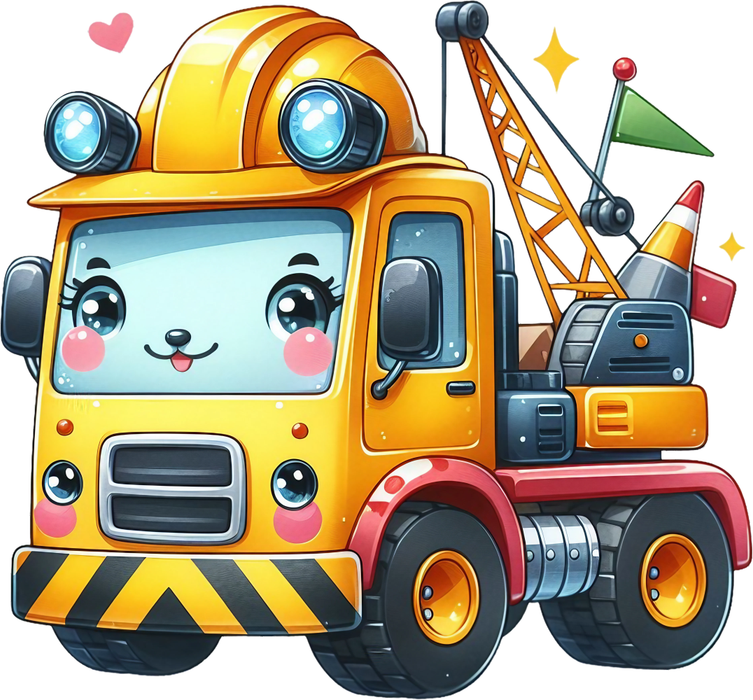 Motivtransfer 6879 Kleiner Kranwagen