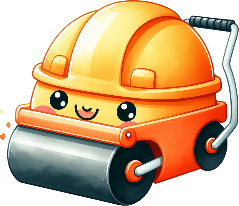 Motivtransfer 6883 Kleine Walze mit Helm