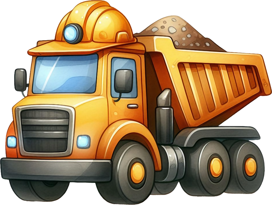 Motivtransfer 6886 Kleiner Laster mit Ladung