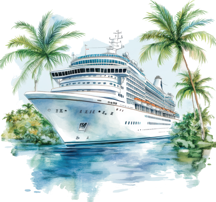 Motivtransfer 6914 Kreuzfahrtschiff im Kanal