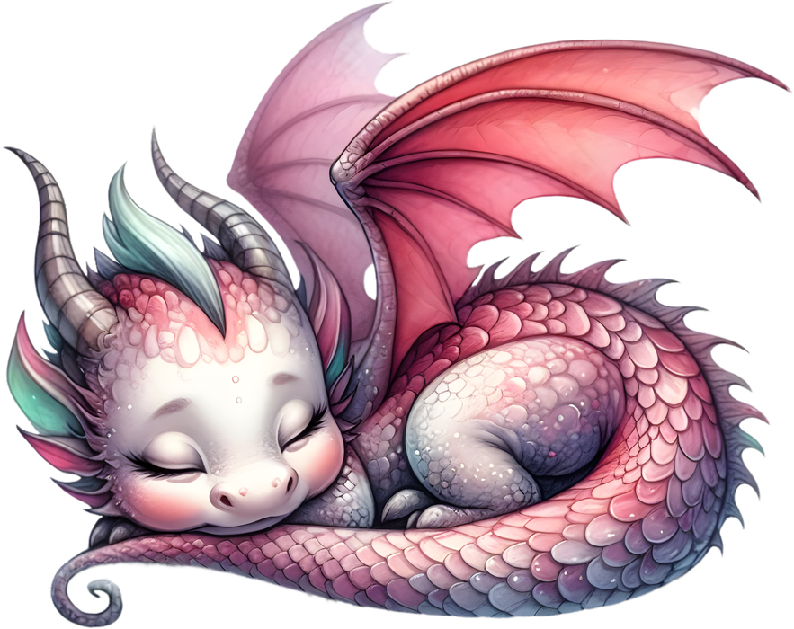 Motivtransfer 6955 Drache schläft