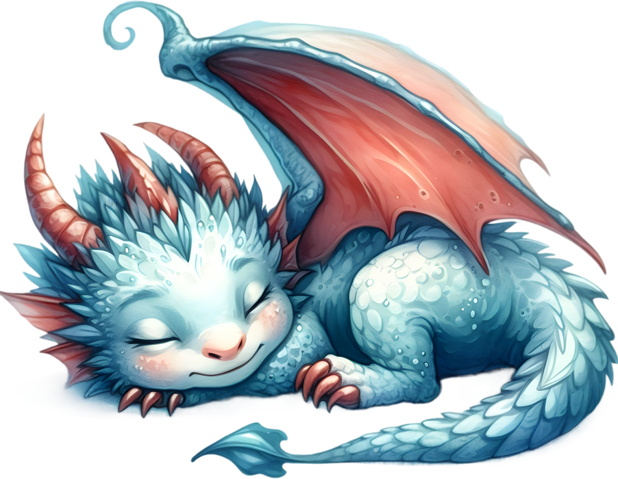 Motivtransfer 6956 Drache schläft