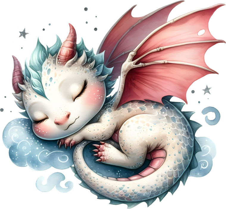 Motivtransfer 6975 Drache schläft