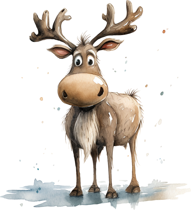 Motivtransfer 7081 Lustiges Rentier