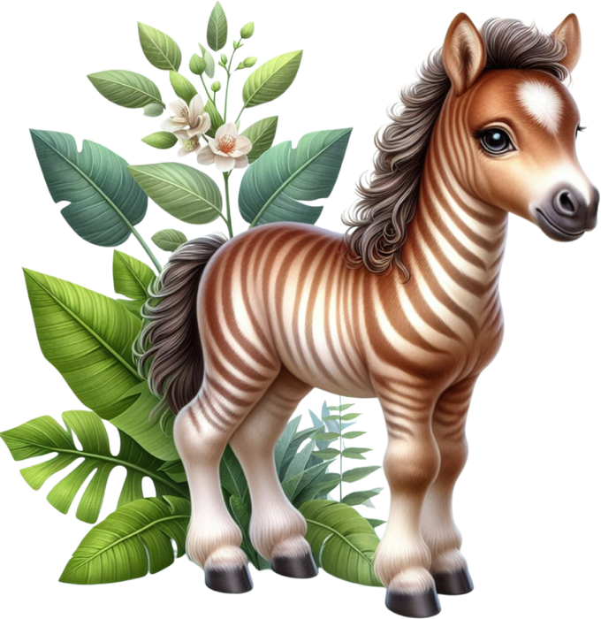 Motivtransfer 7113 Zebra im Dschungel