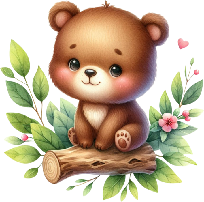 Motivtransfer 7115 Teddy im Dschungel