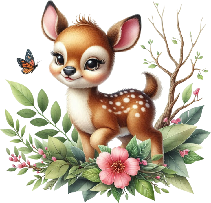 Motivtransfer 7117 Reh im Dschungel