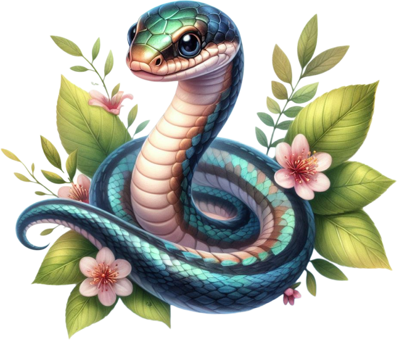 Motivtransfer 7129 Schlange im Dschungel