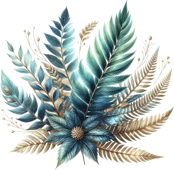 Motivtransfer 7134 Blätterstrauch