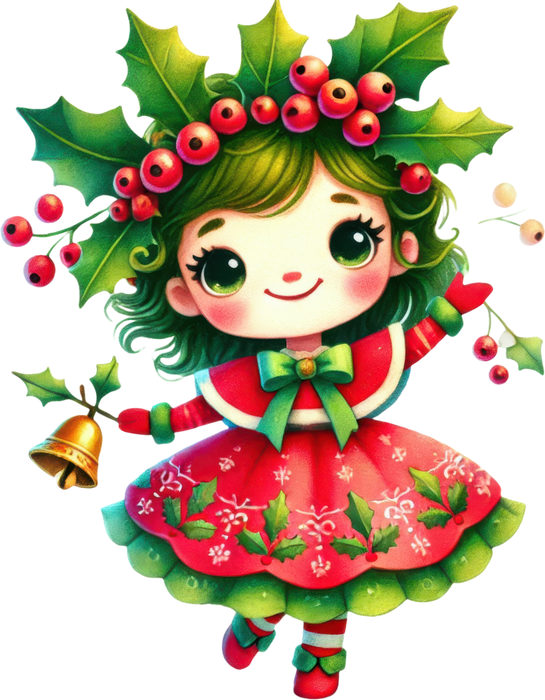 Motivtransfer 7157 Weihnachtselfin