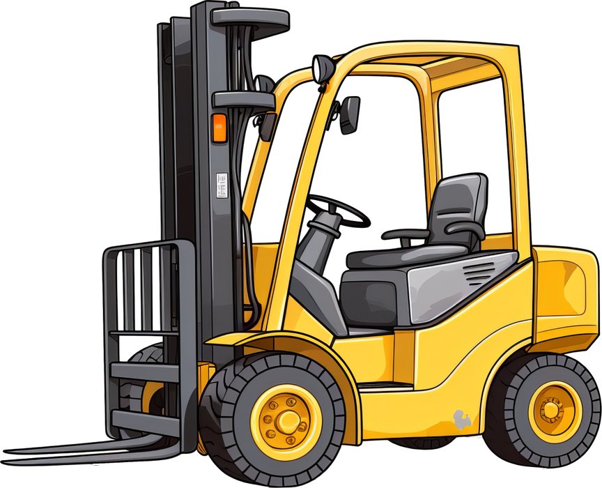 Motivtransfer 7197 Gabelstapler