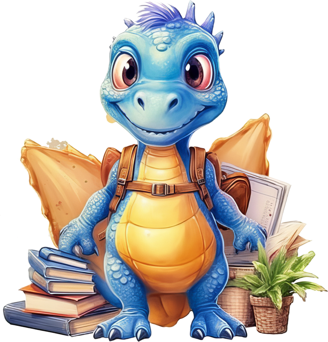 Motivtransfer 7199 Dino geht zur Schule