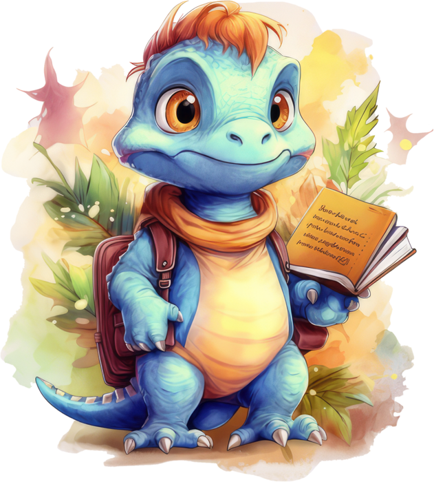 Motivtransfer 7203 Dino geht zur Schule