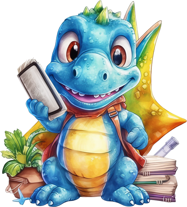 Motivtransfer 7210 Dino geht zur Schule