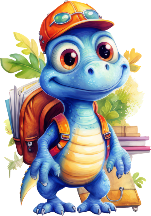 Motivtransfer 7219 Dino geht zur Schule