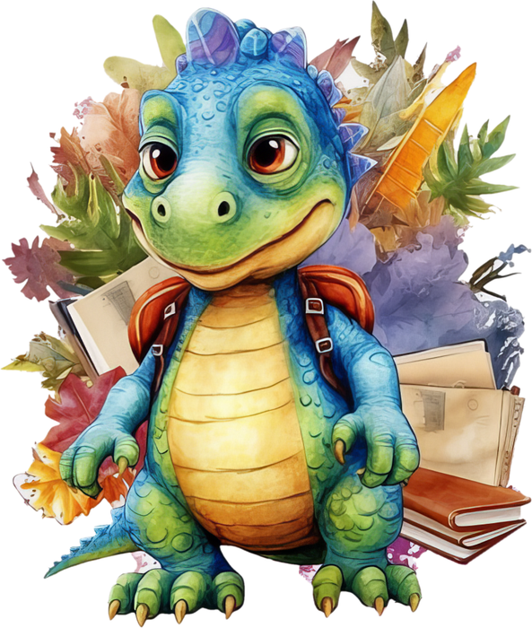 Motivtransfer 7225 Dino geht zur Schule