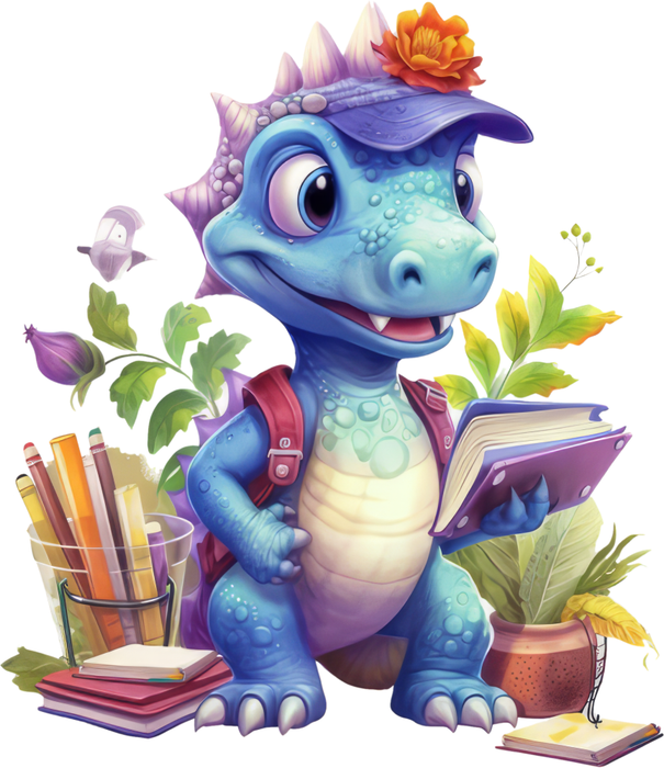 Motivtransfer 7229 Dino geht zur Schule