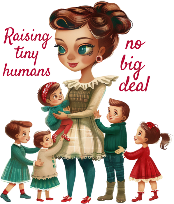 Motivtransfer 7408 Raising tiny Humans