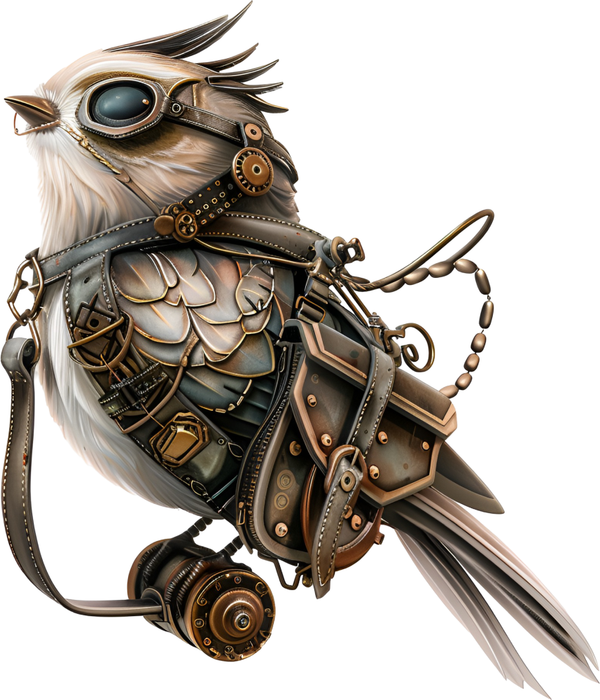 Motivtransfer 7451 Vogel mit Brille