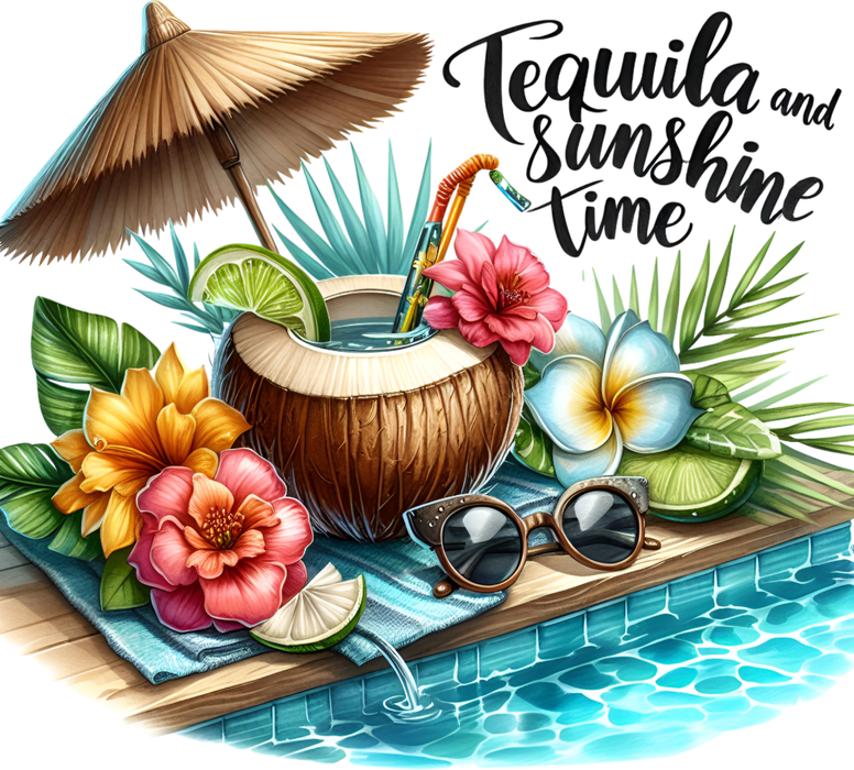 Motivtransfer 7485 Tequila and sunshine time