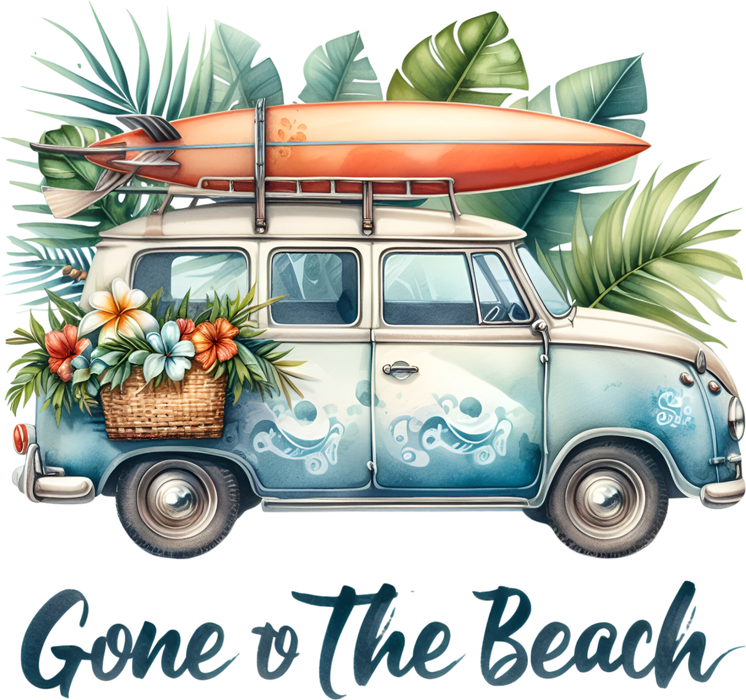 Motivtransfer 7512 Gone to the Beach