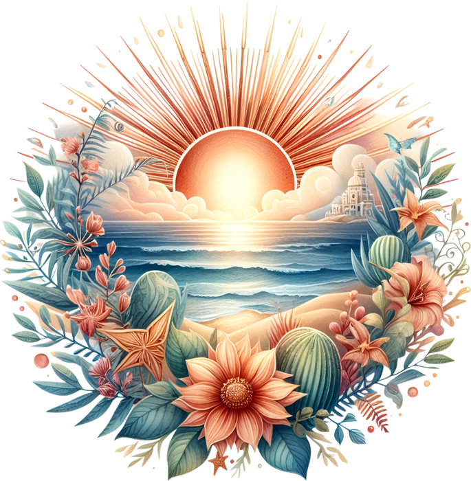 Motivtransfer 7513 Sonnenuntergang