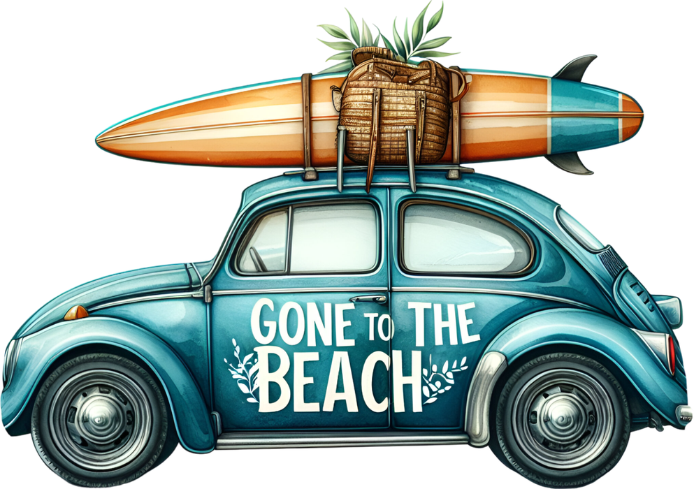 Motivtransfer 7519 Gone to the beach