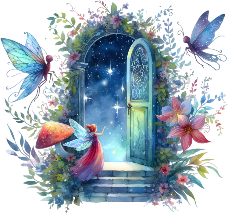 Motivtransfer 7544 Feentür