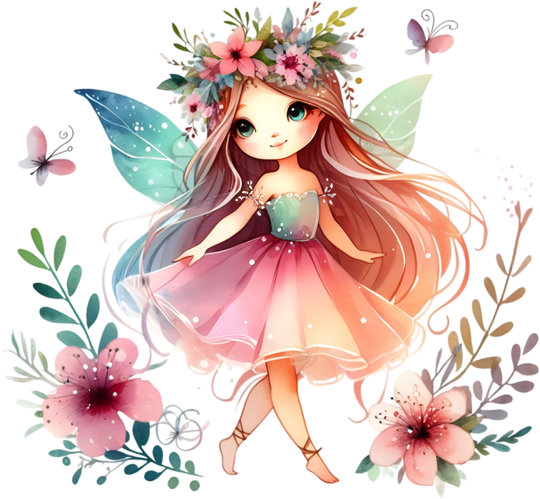 Motivtransfer 7548 Fee tanzt