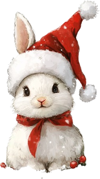Motivtransfer 7675 Hase mit Mütze