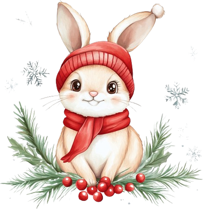 Motivtransfer 7678 Hase mit Ästen