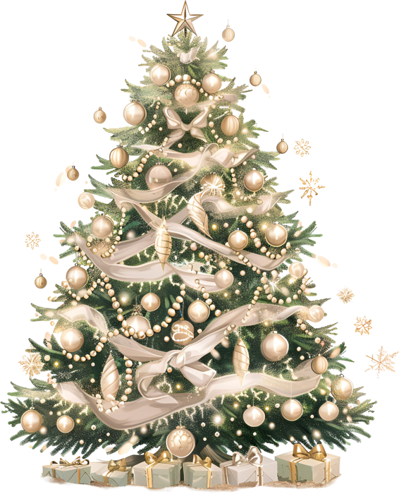 Motivtransfer 7699 Tannenbaum dekoriert